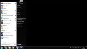 01 Cara Menampilkan File Hidden di komputer Windows - start program control panel