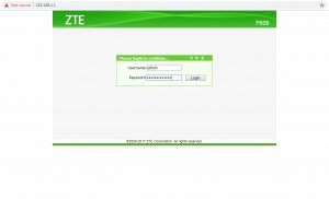 Cara Merubah Password Modem ZTE F609 - 02 user password