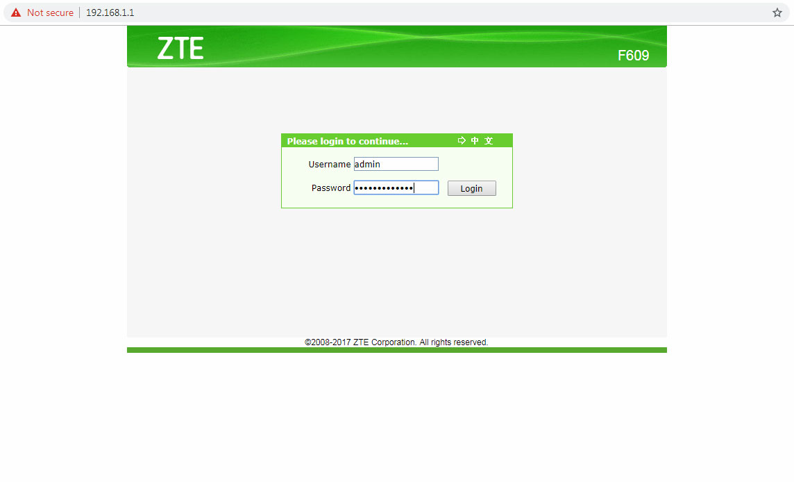 Password Admin Modem Zte Indihome : The majority of zte routers have a default username of admin ...