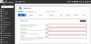 Langkah 2 cara install wordpress di cpanel dengan softaculous